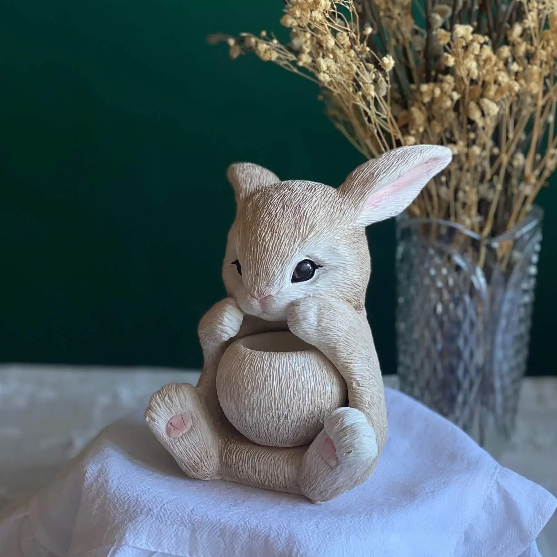 Rabbit scented candle