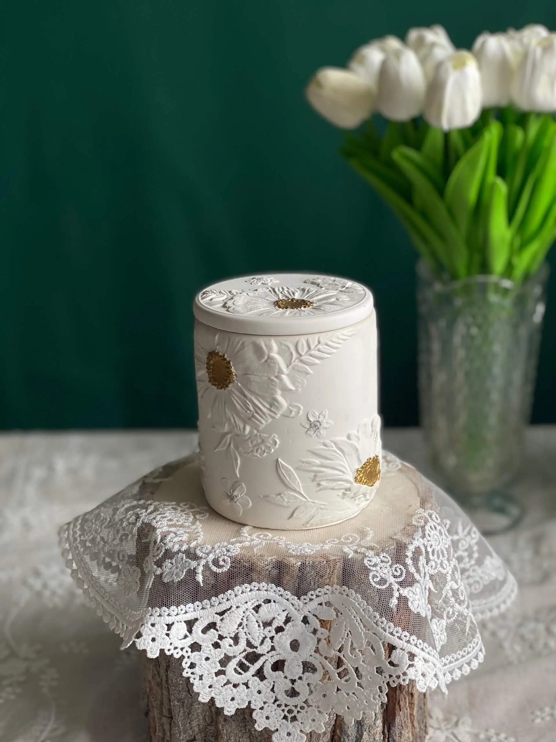 Flowers scented candle - Image 2